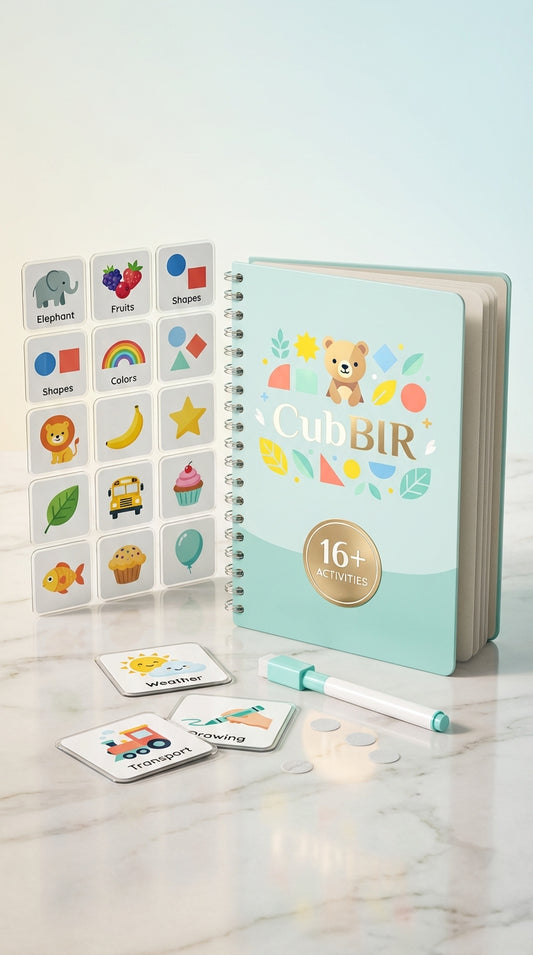 Busy Book Binder – Montessori Activity Book for Toddlers (Ages 1–3)